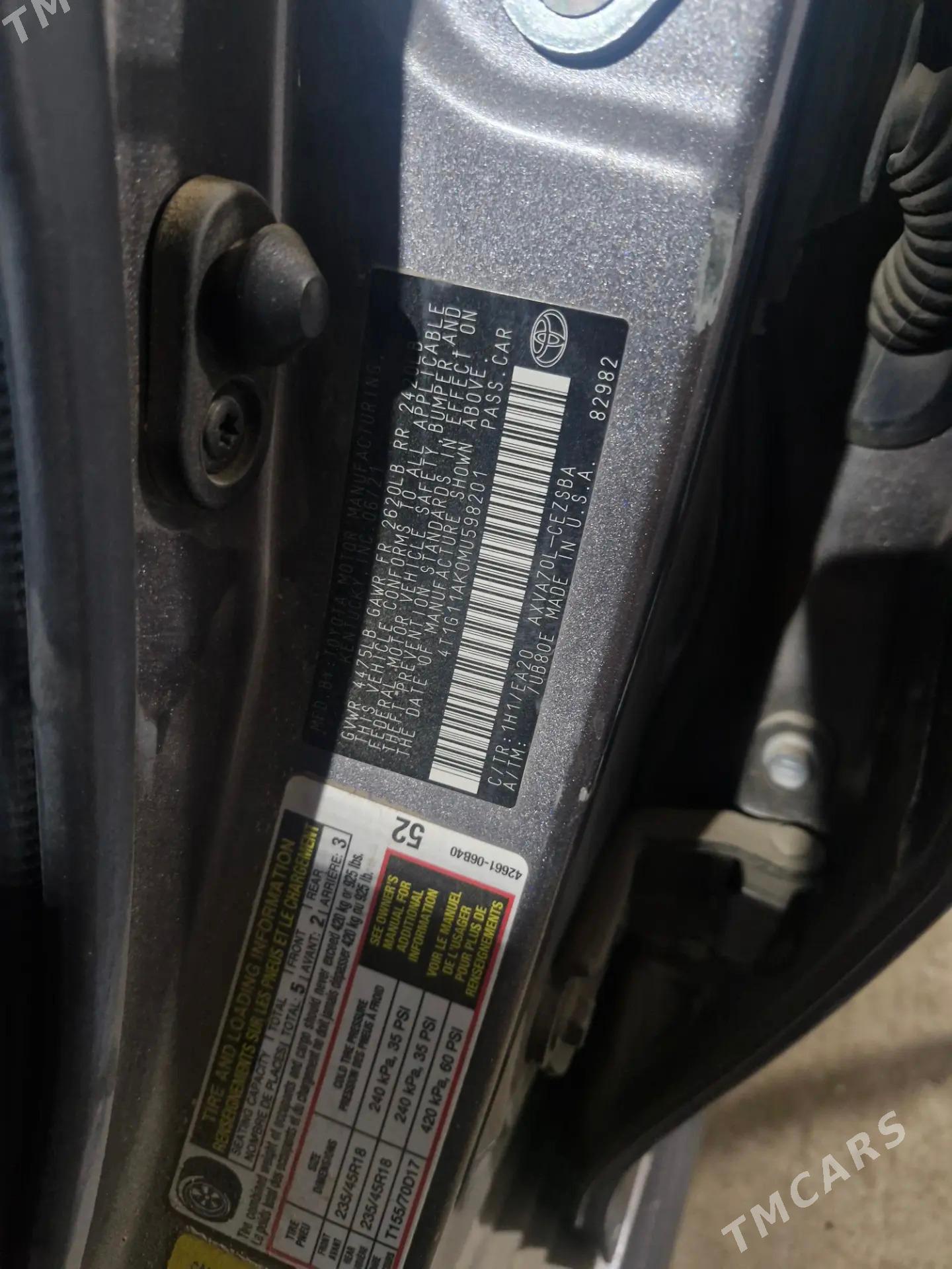 Toyota Camry 2021 - 230 000 TMT - Mary - img 6