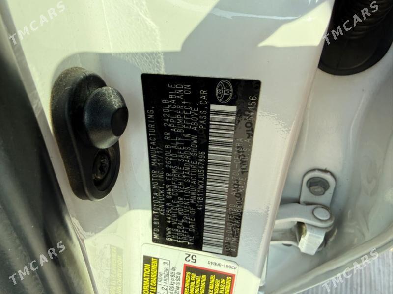 Toyota Camry 2018 - 310 000 TMT - Ашхабад - img 8