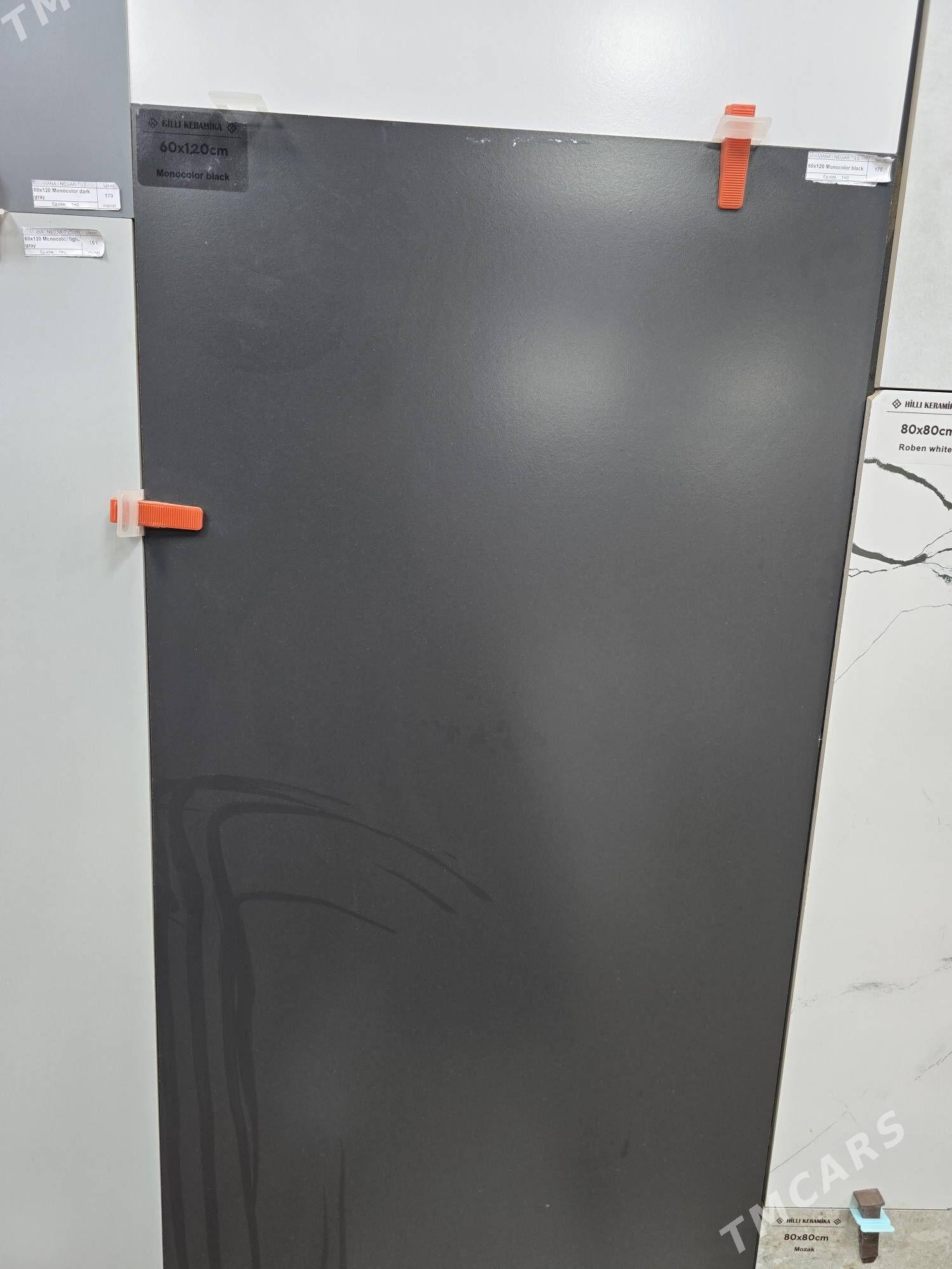 Düz gara mat kafel 60×120 - Arkadag - img 3