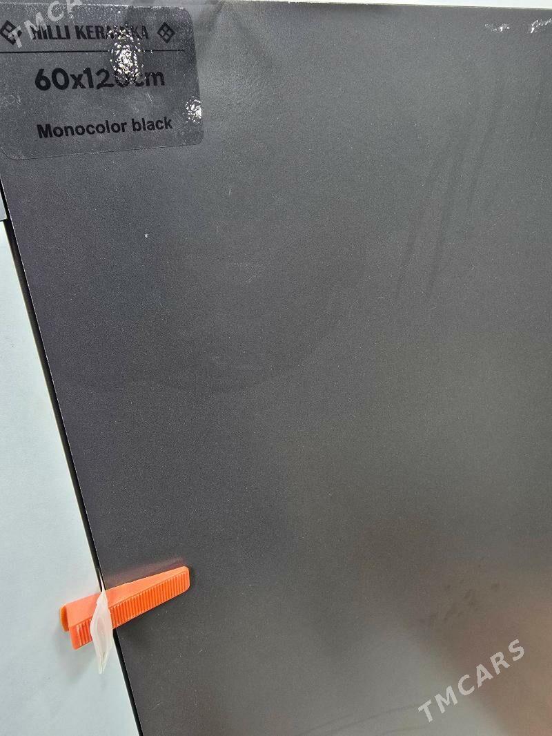 Düz gara mat kafel 60×120 - Arkadag - img 2