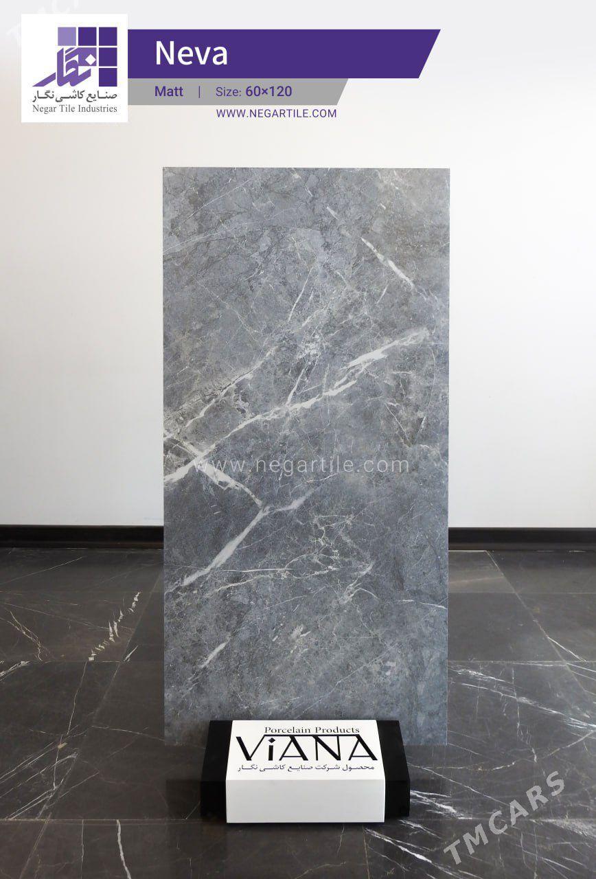 60x120 mat kafel 100m - G.Kuliýew köç. (Obýezdnoý) - img 1