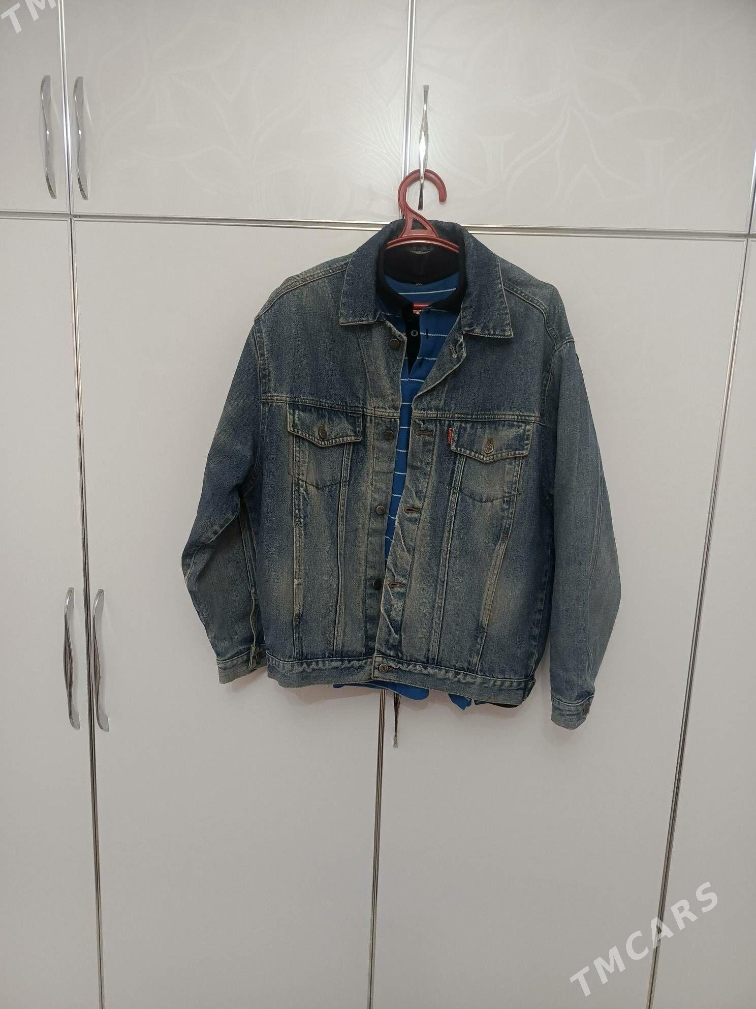 куртка кожа ве жынс куртка - Gyzylarbat - img 1