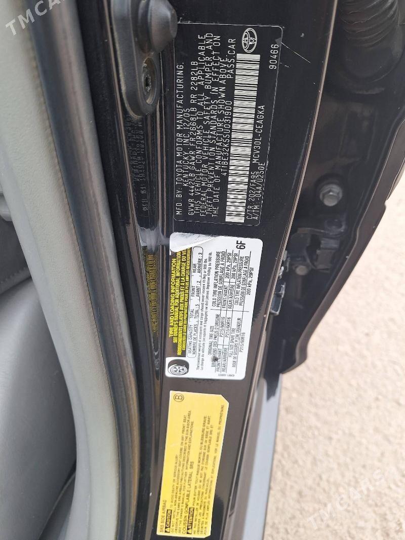 Toyota Camry 2005 - 195 000 TMT - Кёнеургенч - img 5