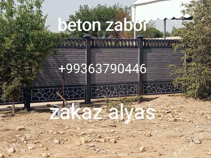 beton zaborlar (hayat) - Мары - img 2