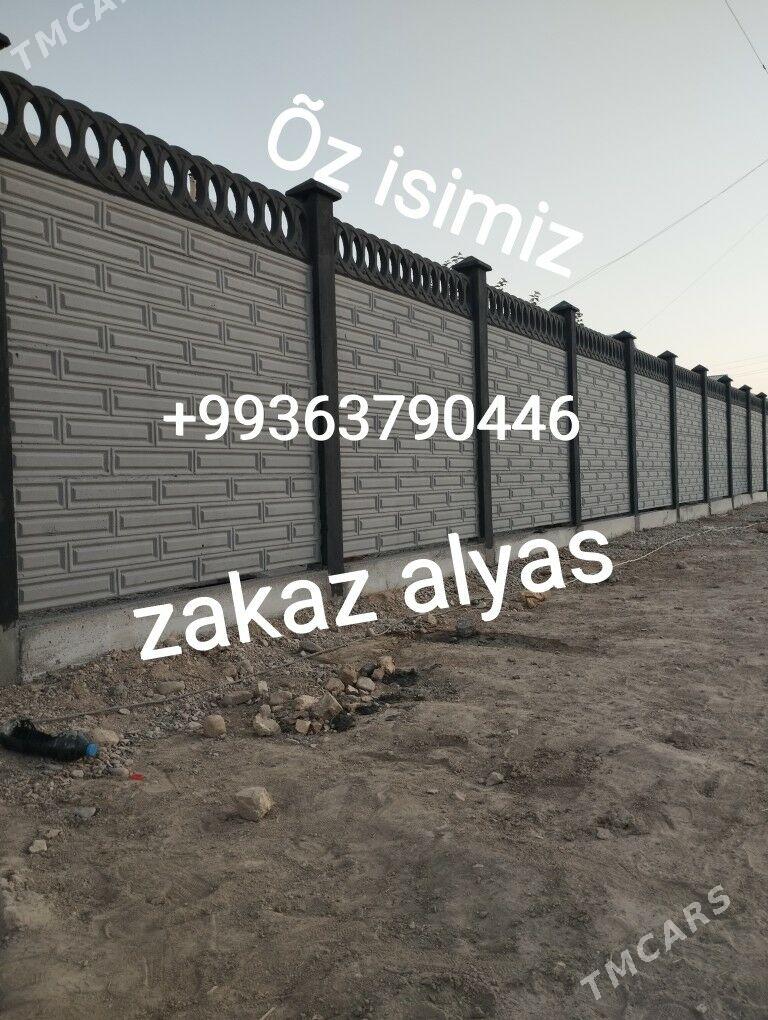 beton zaborlar (hayat) - Мары - img 3