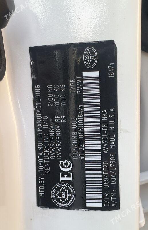 Toyota Avalon 2019 - 400 000 TMT - Ашхабад - img 6