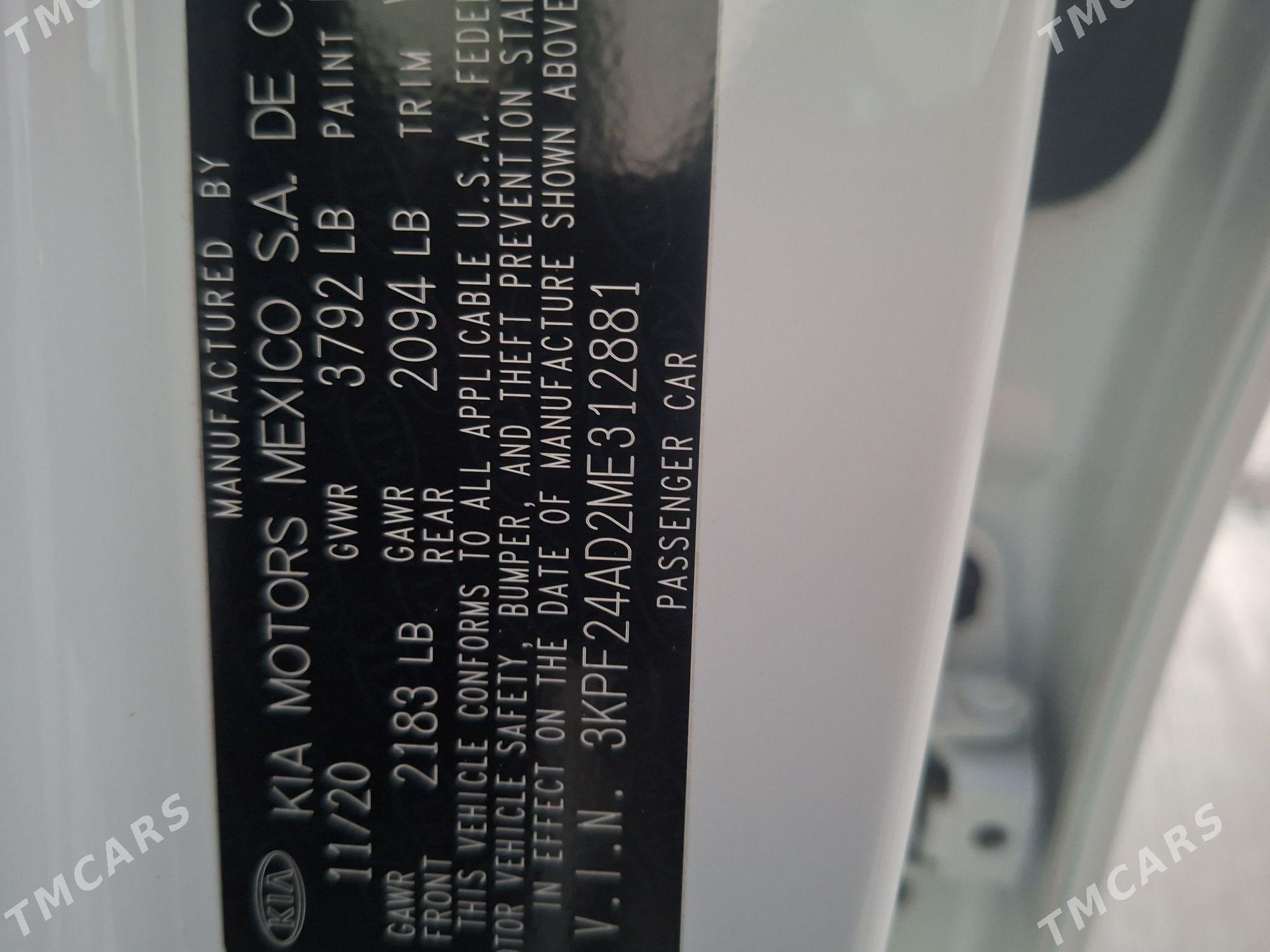 Kia Forte 2020 - 204 999 TMT - Ашхабад - img 8