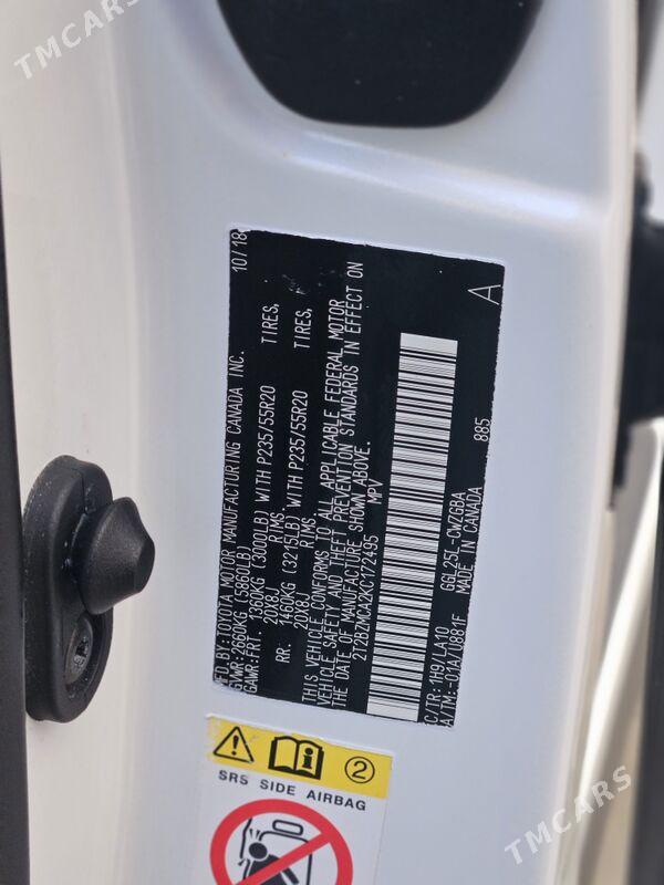 Lexus RX 350 2019 - 545 000 TMT - Aşgabat - img 8