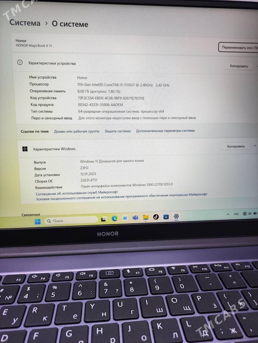 Honor magicbook x15 - Aşgabat - img 4