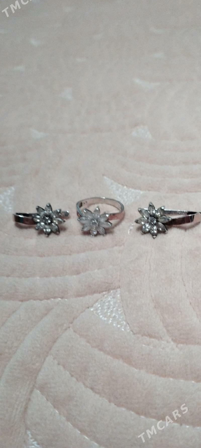 Комплект из серебра с позолото - Ашхабад - img 2