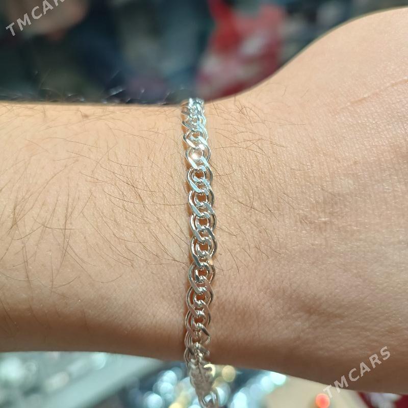 Kümüş erkek braslet - Aşgabat - img 2