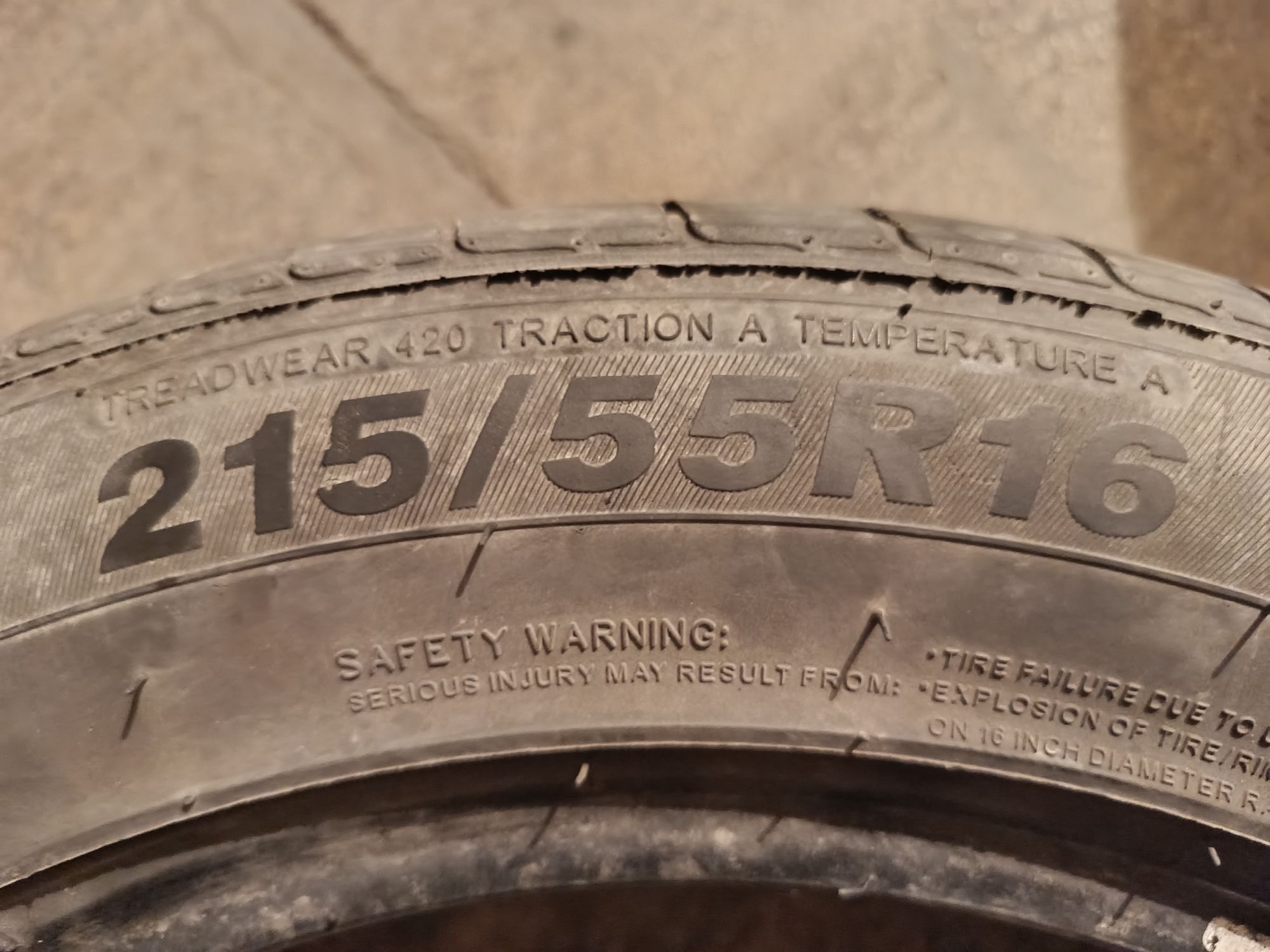 215 55 16  teker 300 TMT - Gumdag - img 2