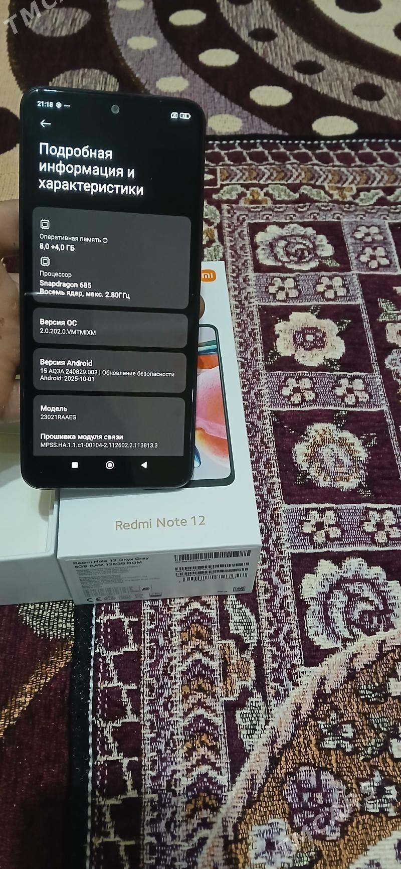 Not 12 8/128gb - Aşgabat - img 4
