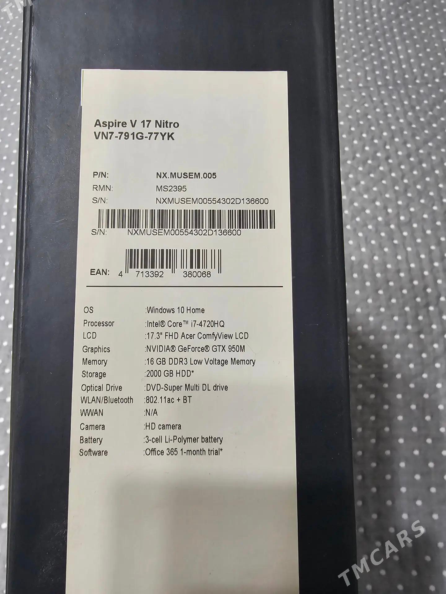 ноутбук ACER - Aýtakow (Oguzhan köç.) - img 3