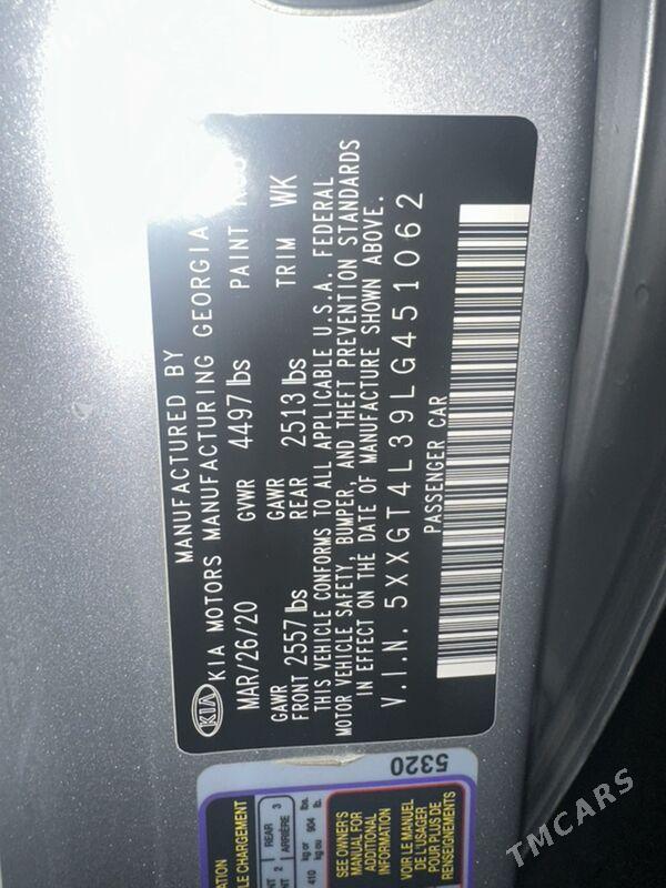 Kia Optima 2020 - 240 000 TMT - Байрамали - img 8