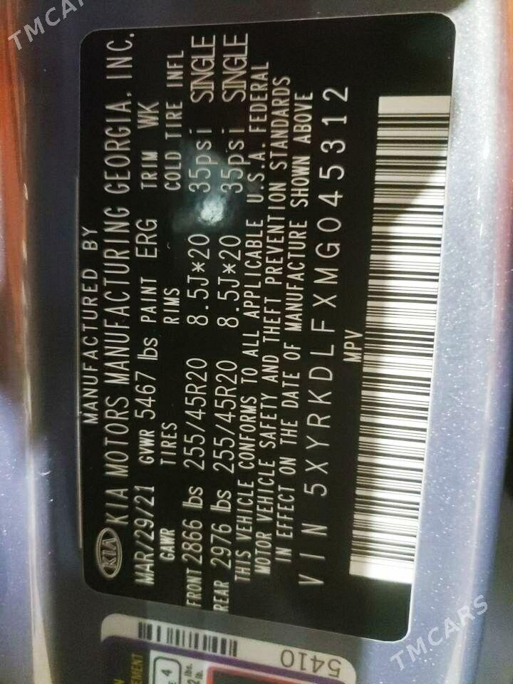 Kia Sorento 2021 - 459 999 TMT - ул. Московская (10 йыл абаданчылык ш.) - img 10