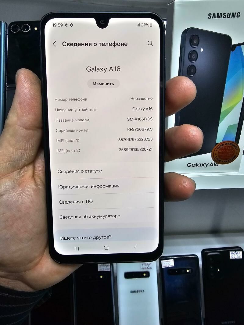 A 16 4/128 GB TP YAZGYLY - Торговый центр "15 лет Независимости" - img 3