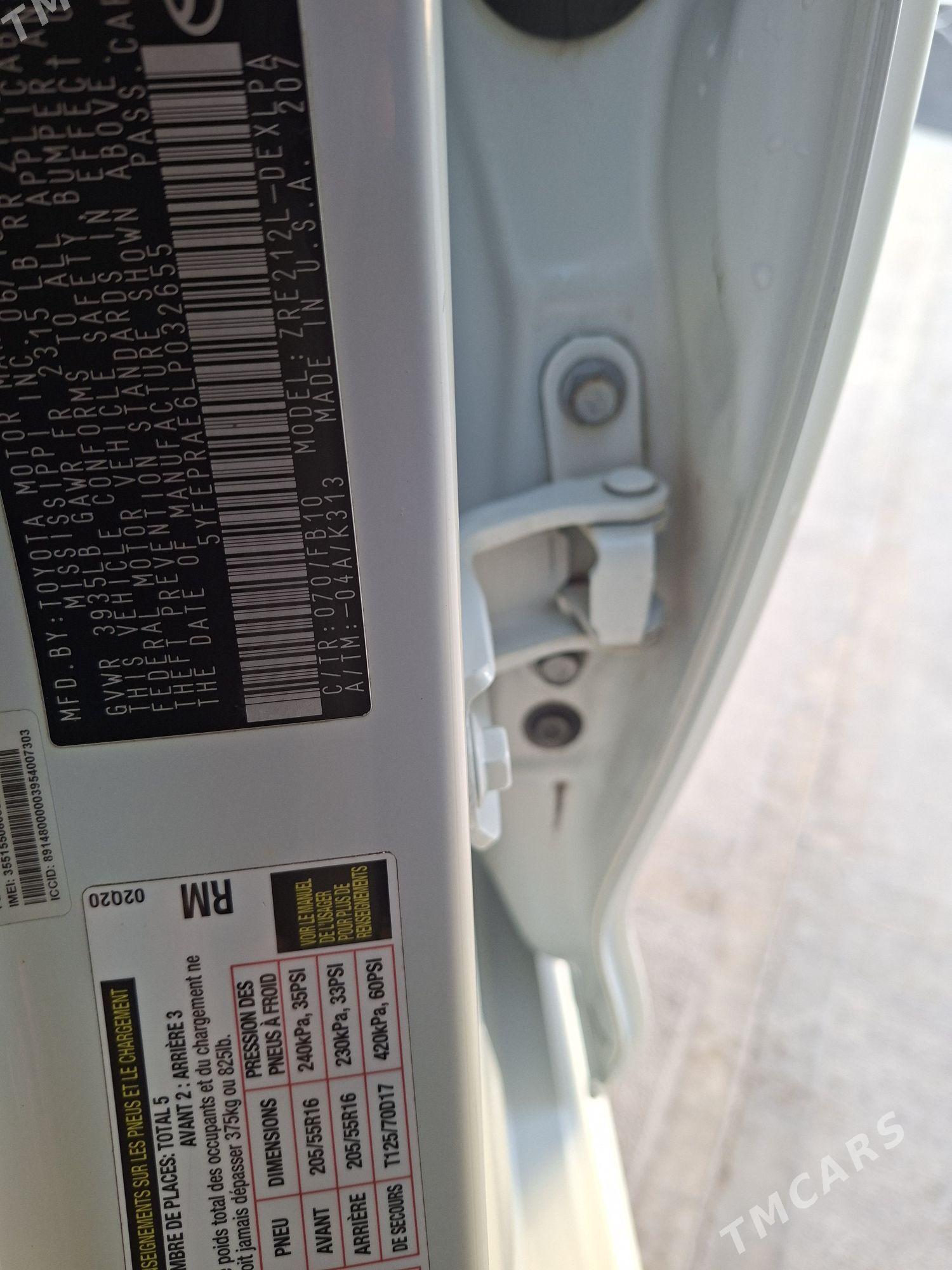 Toyota Corolla 2020 - 230 000 TMT - Туркменгала - img 5