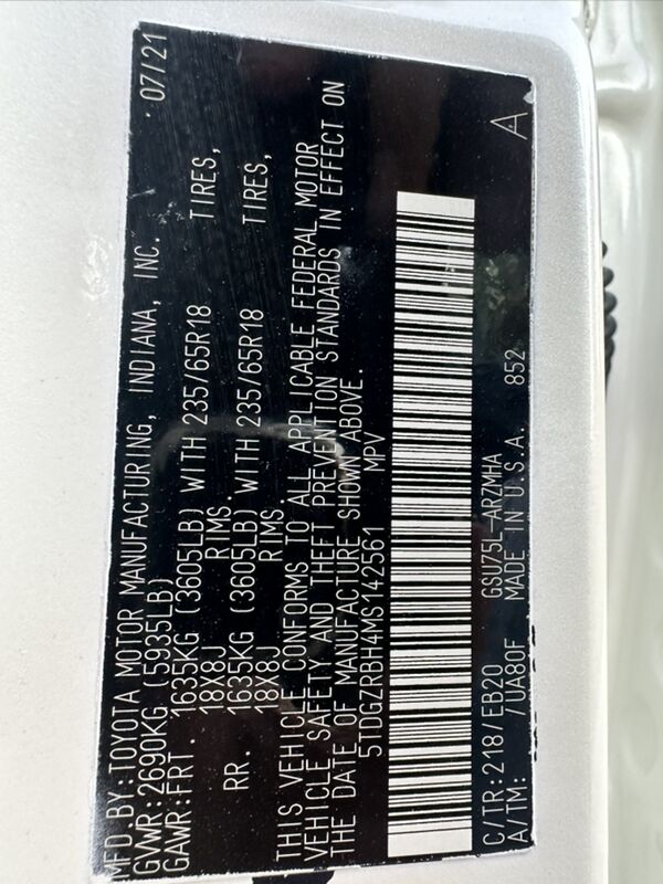 Toyota Highlander 2021 - 495 000 TMT - Ашхабад - img 7