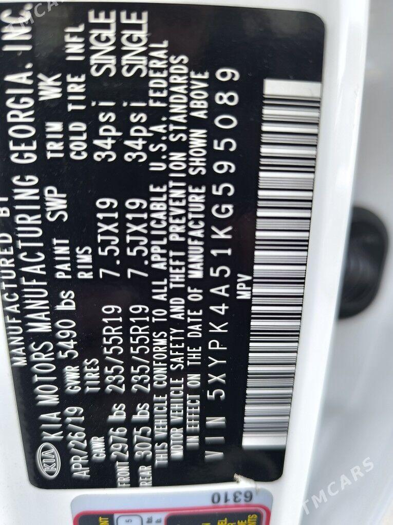 Kia Sorento 2020 - 370 000 TMT - Ашхабад - img 8