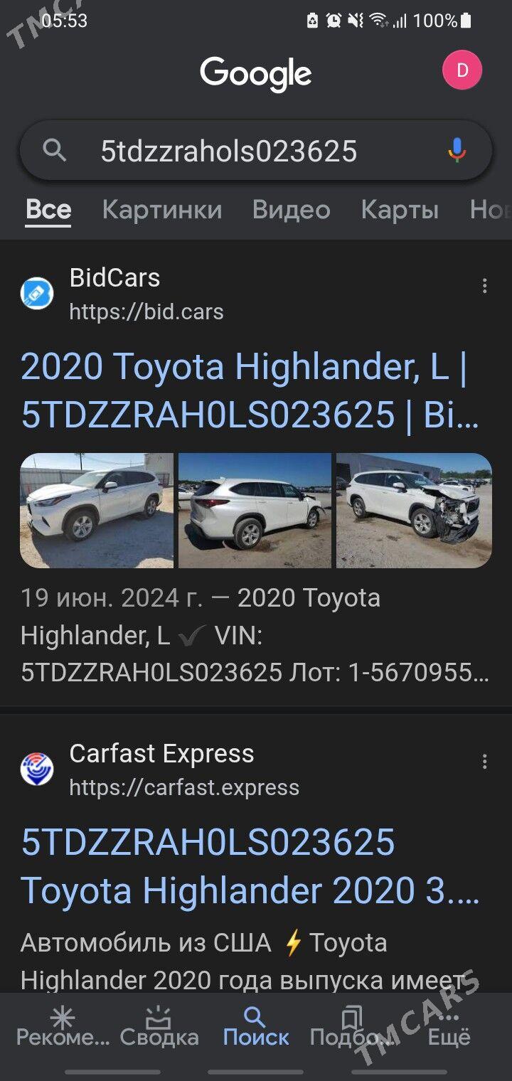 Toyota Highlander 2020 - 520 000 TMT - Дашогуз - img 10
