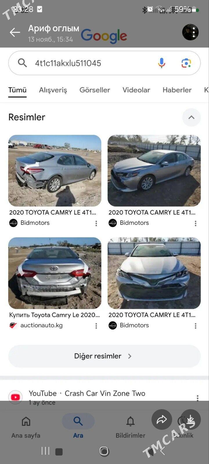 Toyota Camry 2020 - 340 000 TMT - Чарджоу - img 10