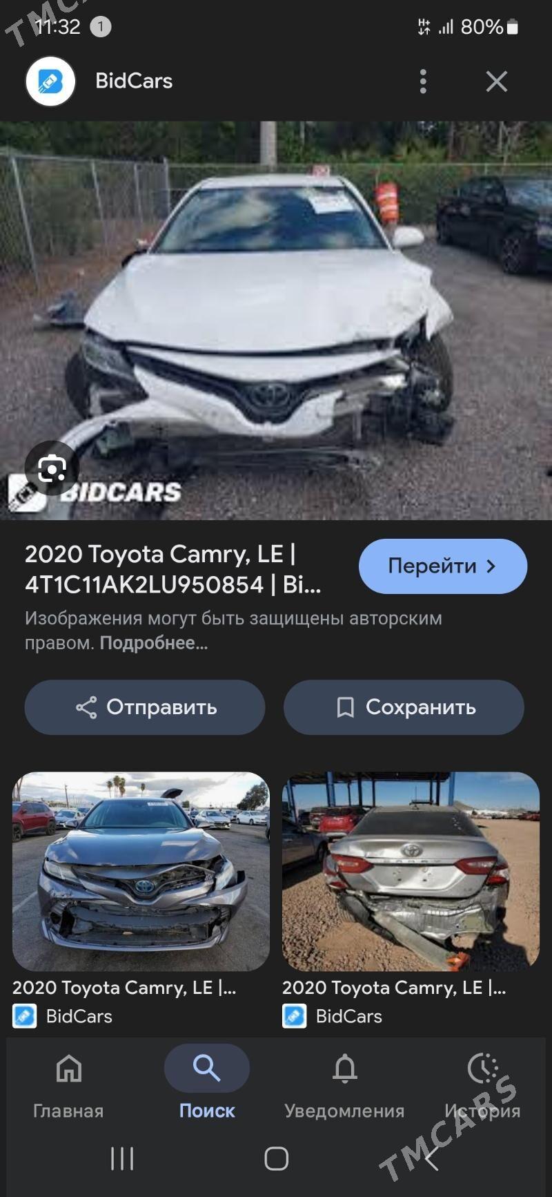 Toyota Camry 2020 - 285 000 TMT - Büzmeýin - img 6