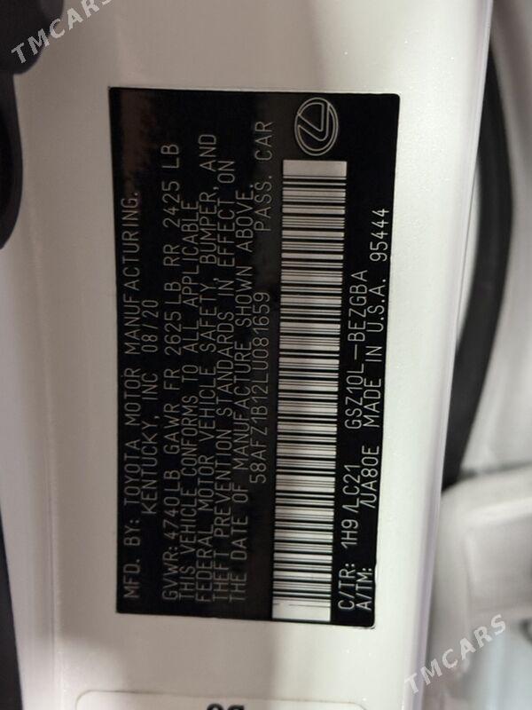 Lexus ES 350 2020 - 627 000 TMT - Aşgabat - img 9