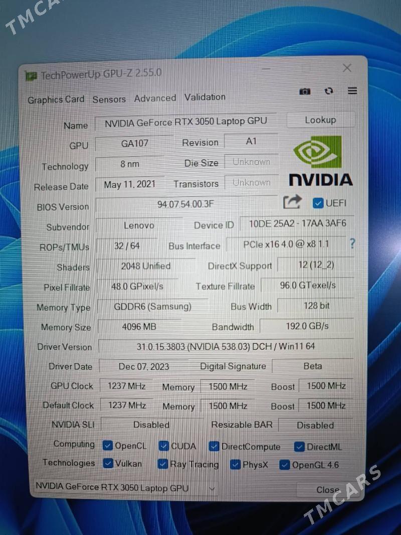 lenovo gaming noutbuk notebook - Aşgabat - img 9