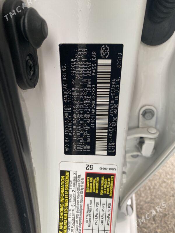 Toyota Camry 2021 - 328 000 TMT - Туркменбаши - img 9