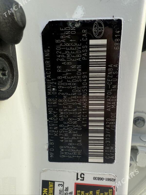 Toyota Camry 2021 - 320 000 TMT - Türkmenabat - img 5