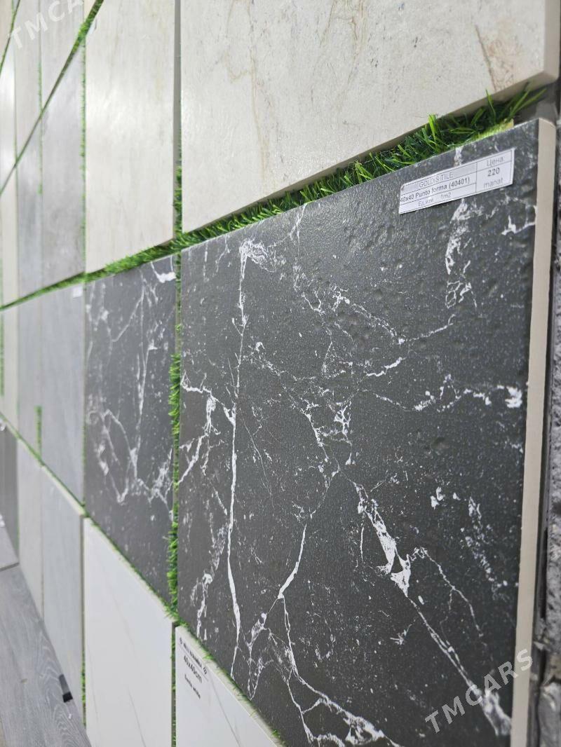 Trotuar keramika plita (KAFEL) - G.Kuliýew köç. (Obýezdnoý) - img 6