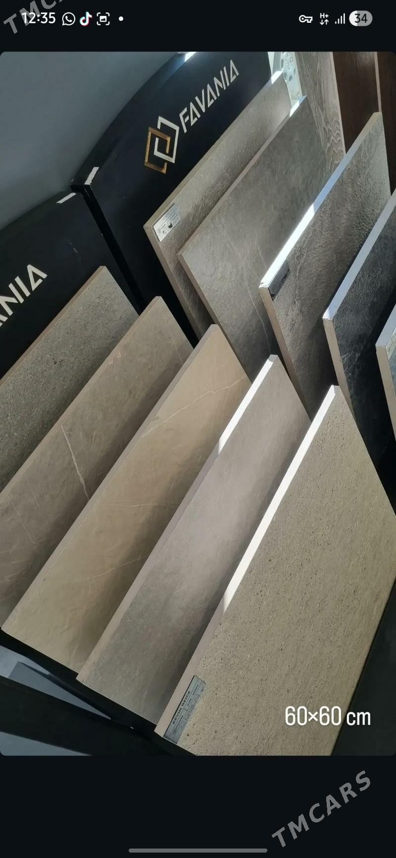 Trotuar keramika plita (KAFEL) - G.Kuliýew köç. (Obýezdnoý) - img 8