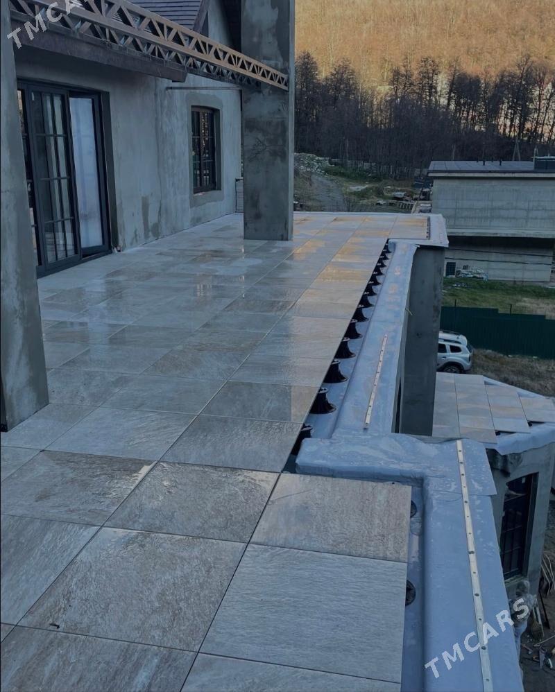 Trotuar keramika plita (KAFEL) - G.Kuliýew köç. (Obýezdnoý) - img 9