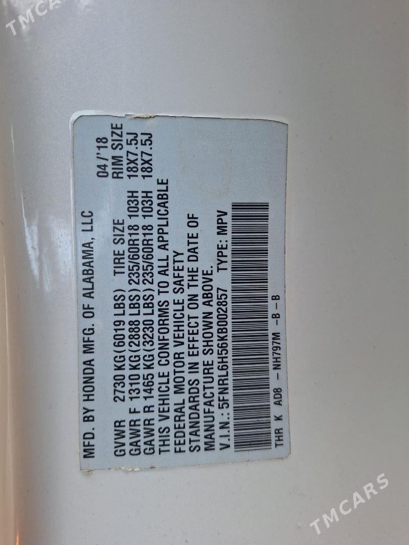 Toyota Sienna 2018 - 355 000 TMT - Мары - img 10