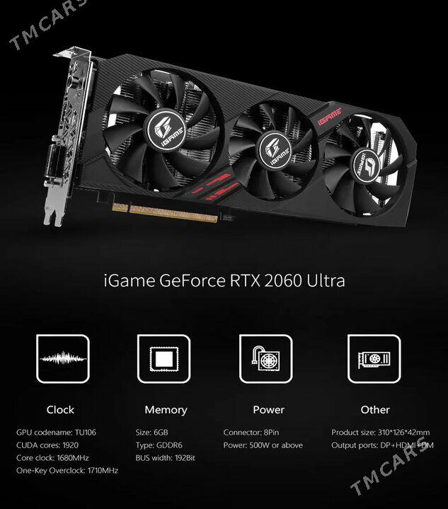 RTX2060 ULTRA 6Gb - Ашхабад - img 1
