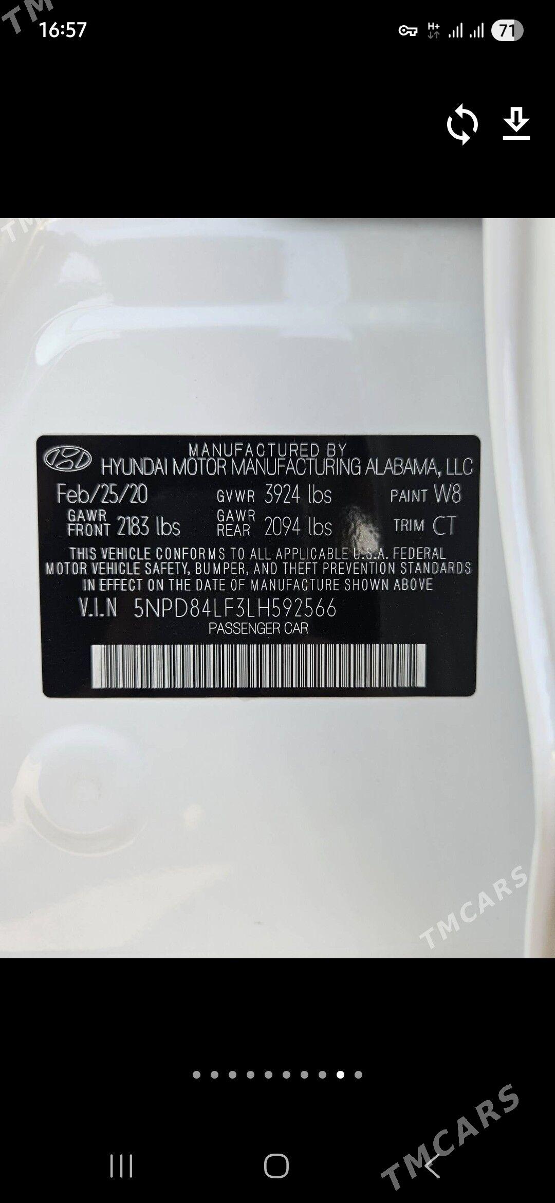 Hyundai Elantra 2020 - 230 000 TMT - Aşgabat - img 7