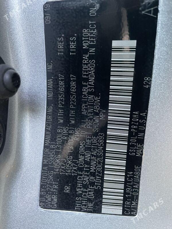 Toyota Sienna 2019 - 470 000 TMT - Mary - img 8