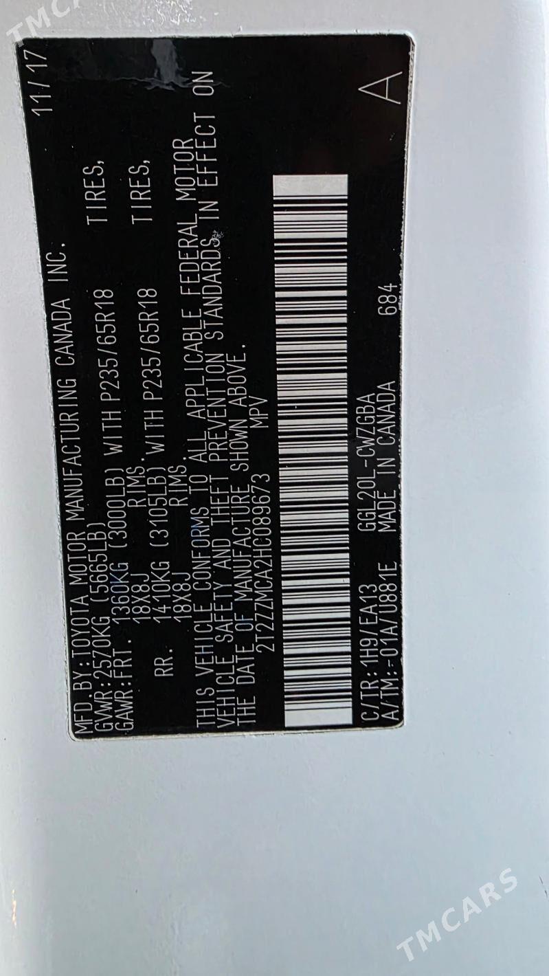 Lexus RX 350 2017 - 480 000 TMT - Ашхабад - img 9