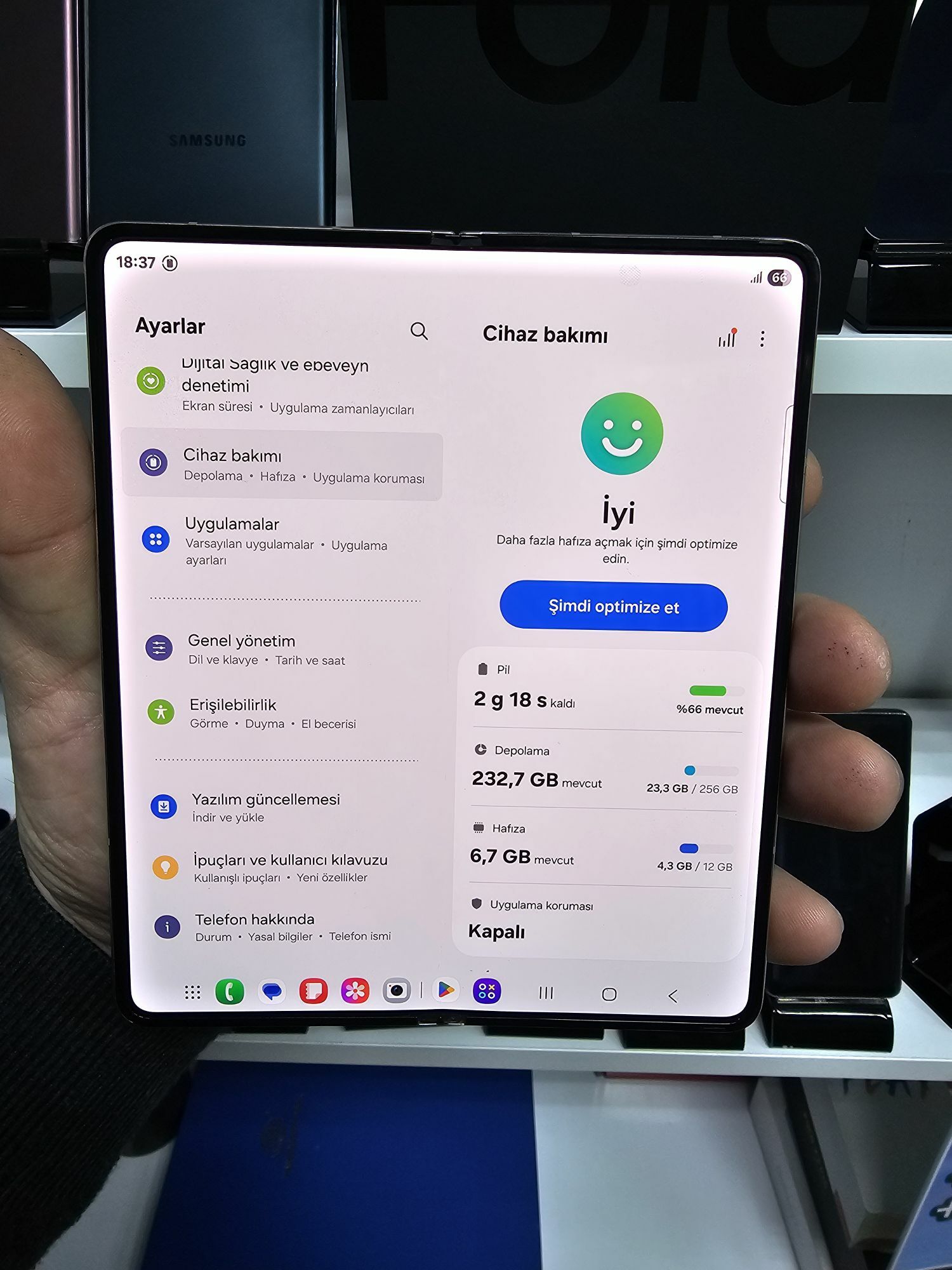 Z FOLD 4 12/256 GB 2 SIM - Garaşsyzlygyň 15 ýyllygy Söwda Merkezi - img 4