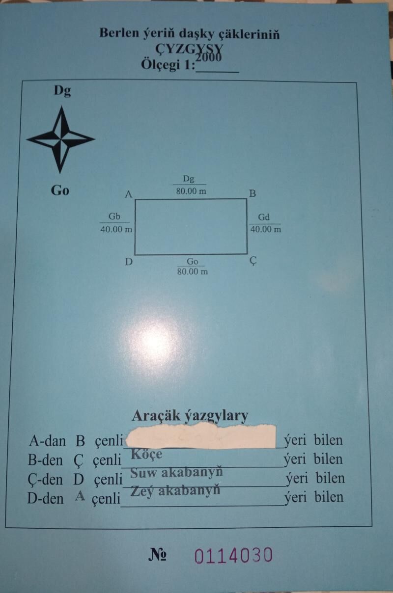 Mellek ýer 32-sotuk - Görogly (Tagta) - img 2