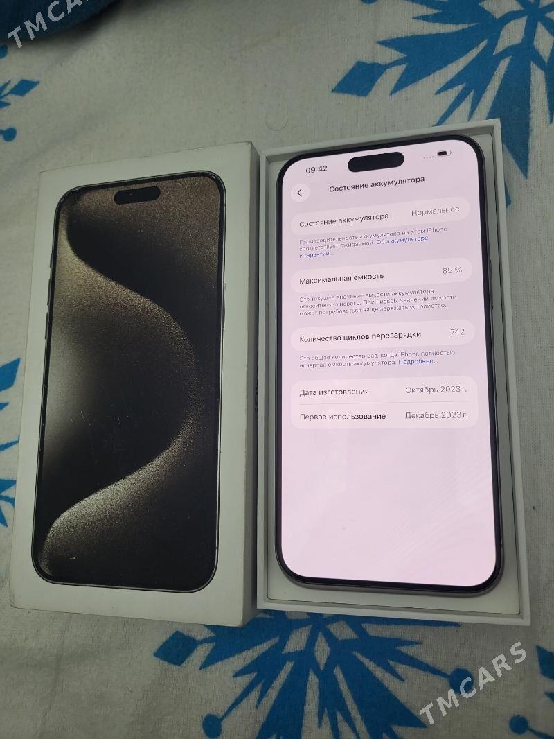 IPhone 15 pro max 1 trb pamyat - Aşgabat - img 2