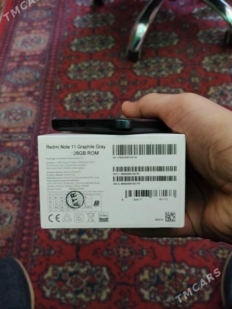 Redmi not 11. 6/128 - Ашхабад - img 2