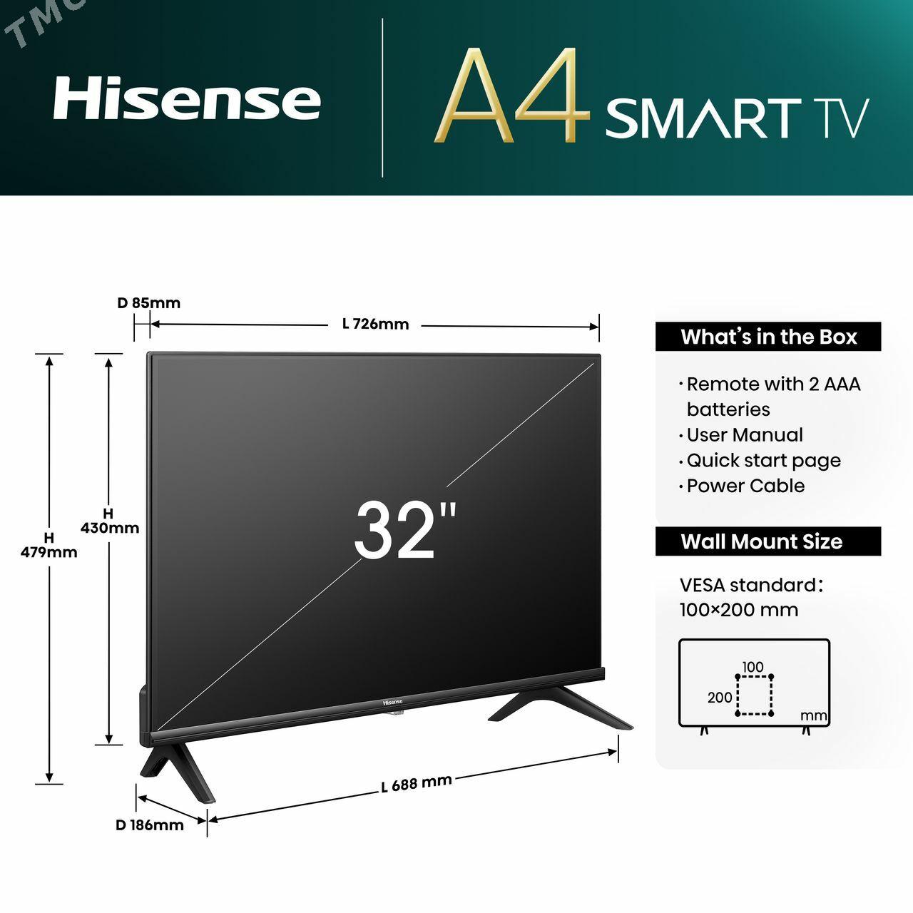 HISENSE TELEWIZOR - Ашхабад - img 5