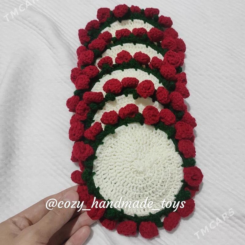 Вязаные подставки - 4 mkr - img 1