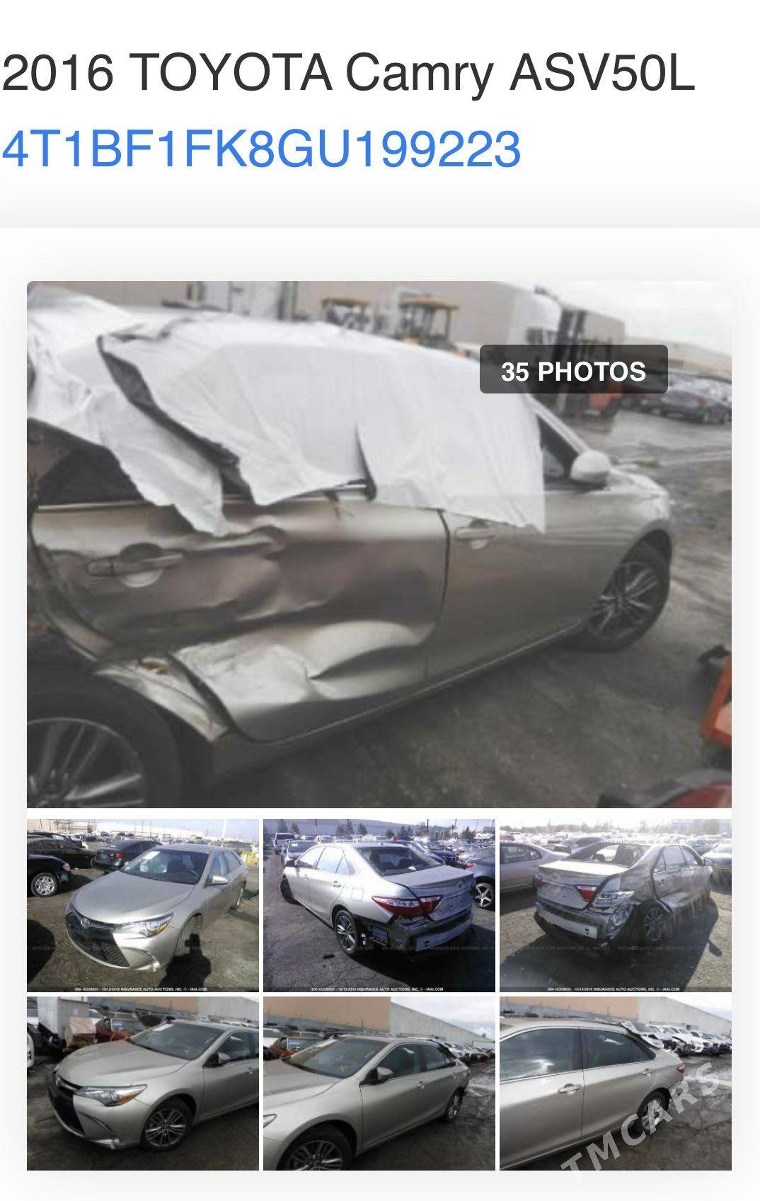 Toyota Camry 2016 - 295 000 TMT - Ашхабад - img 10