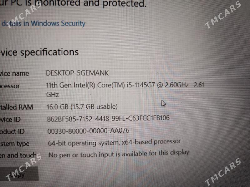 НОУТБУК NOUTBUK HP 11TH GEN - Туркменабат - img 5