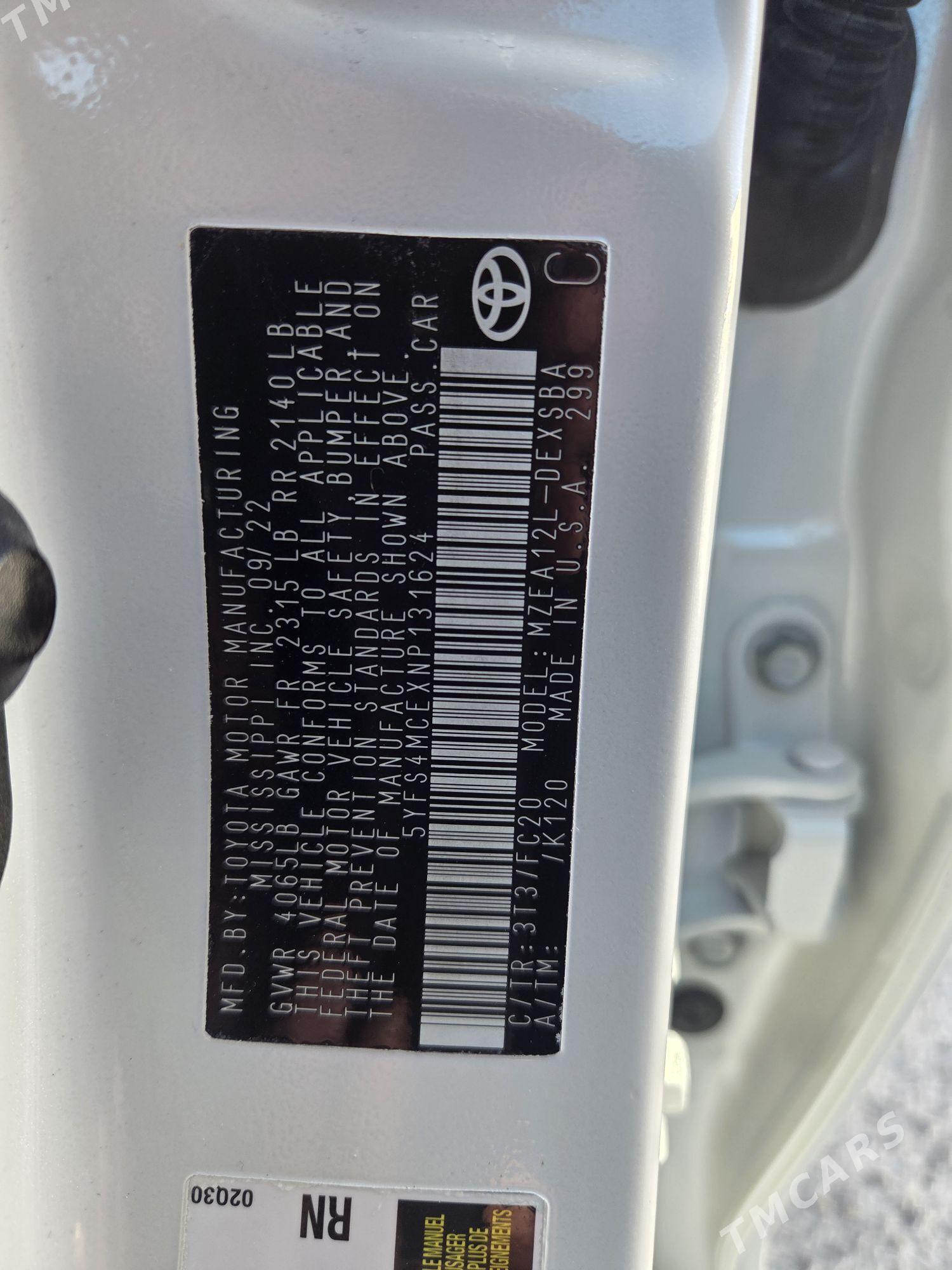 Toyota Corolla 2022 - 239 000 TMT - Aşgabat - img 9