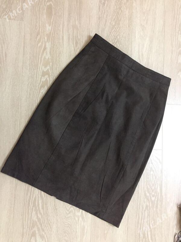 замшевая юбка кожа - Aşgabat - img 3