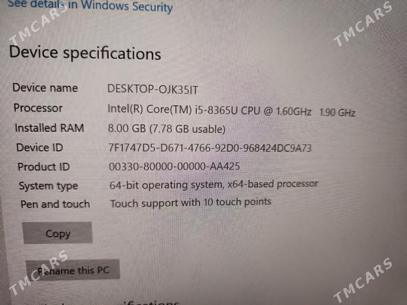 noutbuk ноутбук Dell 8th gen - Türkmenabat - img 4